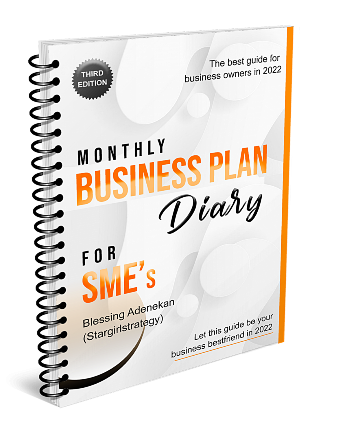 Monthly Business Plan Diary