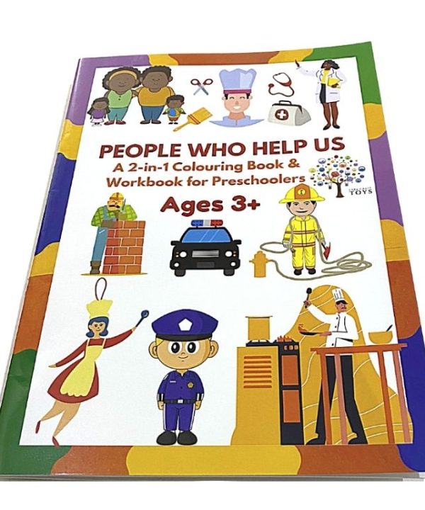 People who Help Us: Colouring Book and Workbook