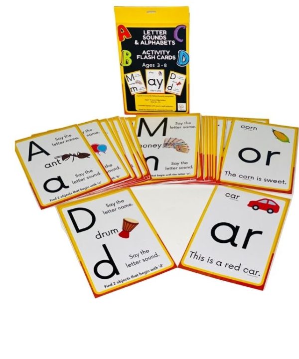 Letter, Sounds and Alphabets Activity Flash Cards