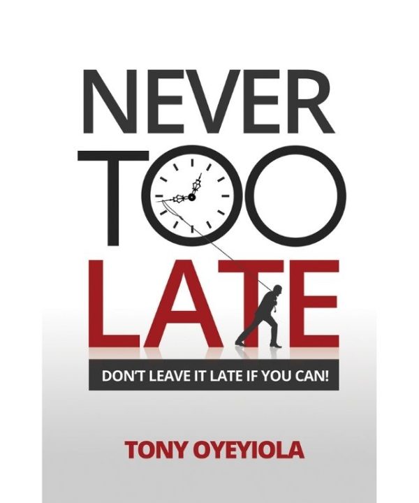 Never Too Late Book