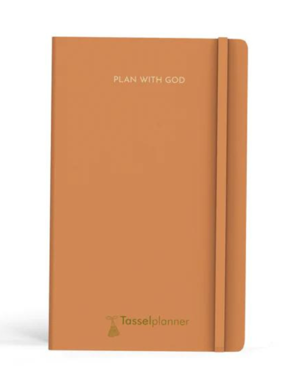 Undated Daily Planner Camel Brown