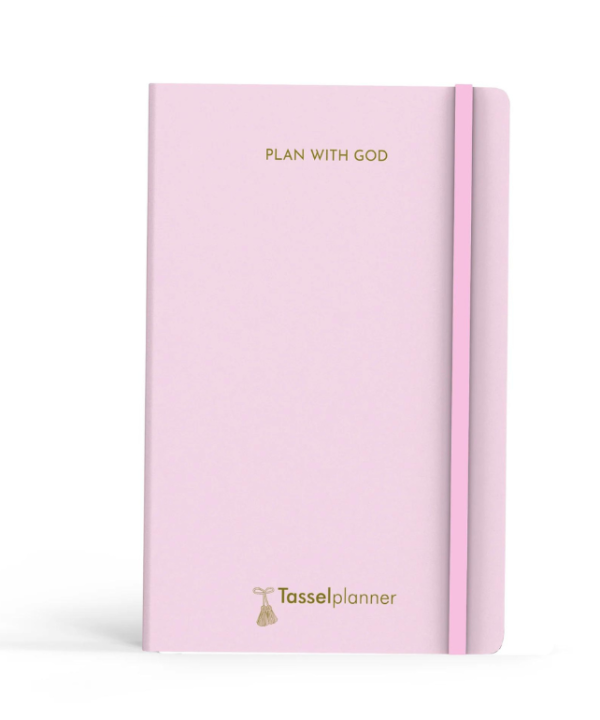 Undated Daily Planner Peony Pink