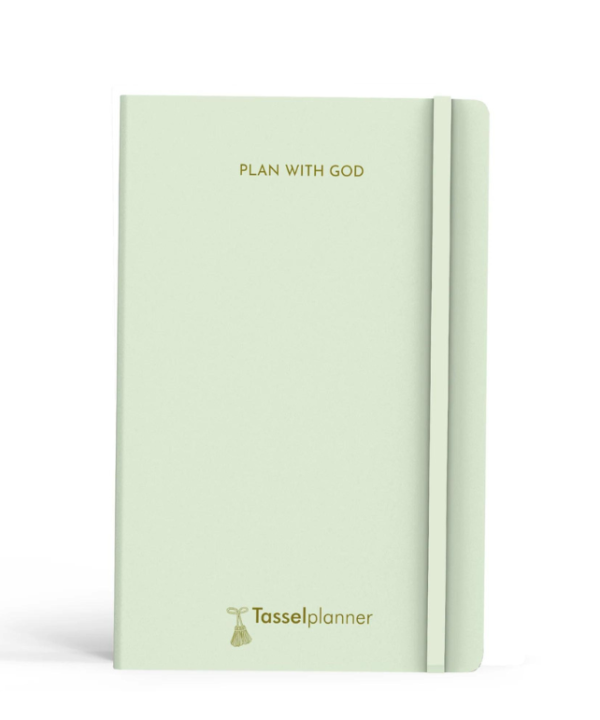 Undated Daily Planner; Sage Green