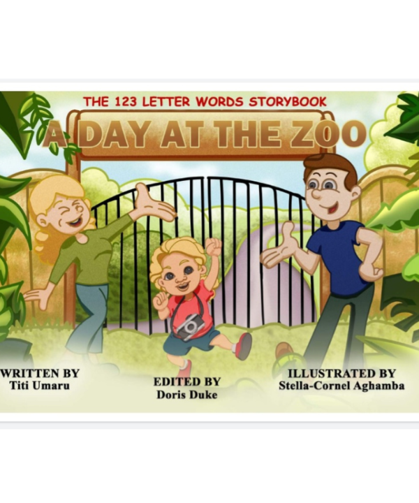 The 123 Letter Words Storybook: A Day at the Zoo