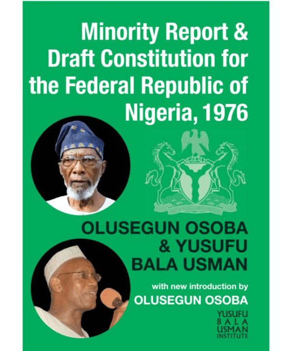 Minority report & draft constitution