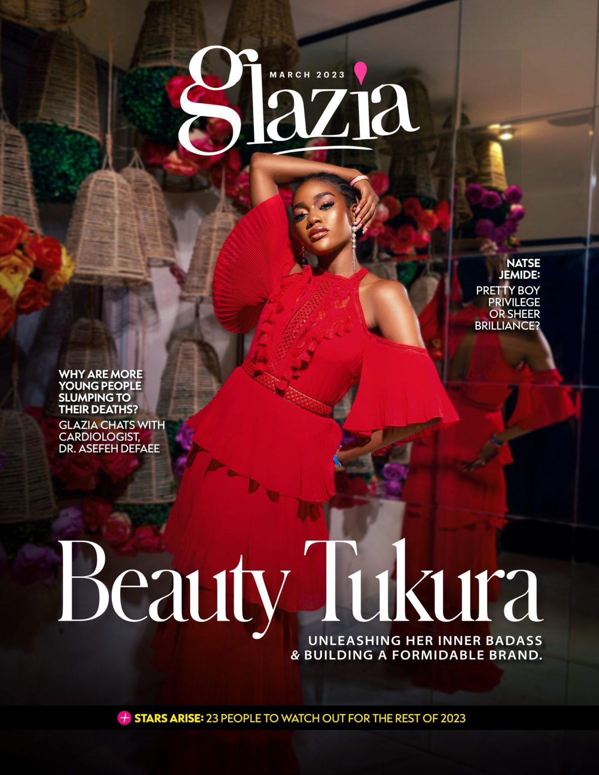 Glazia 2023 1st Quarter Issue Featuring Beauty Tukura