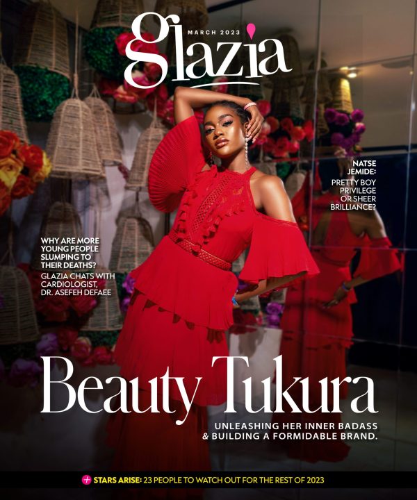 Glazia 2023 1st Quarter Issue Featuring Beauty Tukura