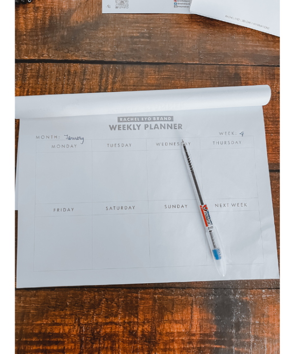 Rachel Eyo Weekly Planner