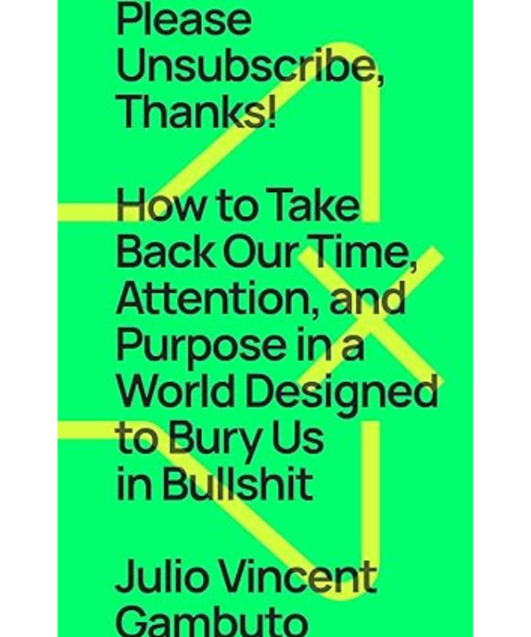 Please Unsubscribe, Thanks!: How to Take Back Our Time, Attention, and Purpose in a World Designed to Bury Us in Bullshit