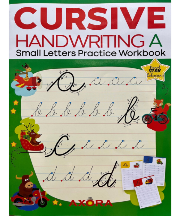 Cursive Handwriting A: Small Letters Practice Workbook