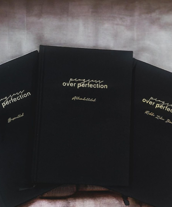 Progress Over Perfection Journal: Black