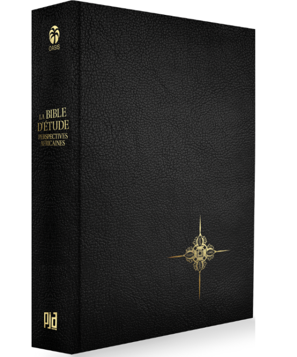 La Bible d’étude: perspectives africaines (Black Bonded Leather)
