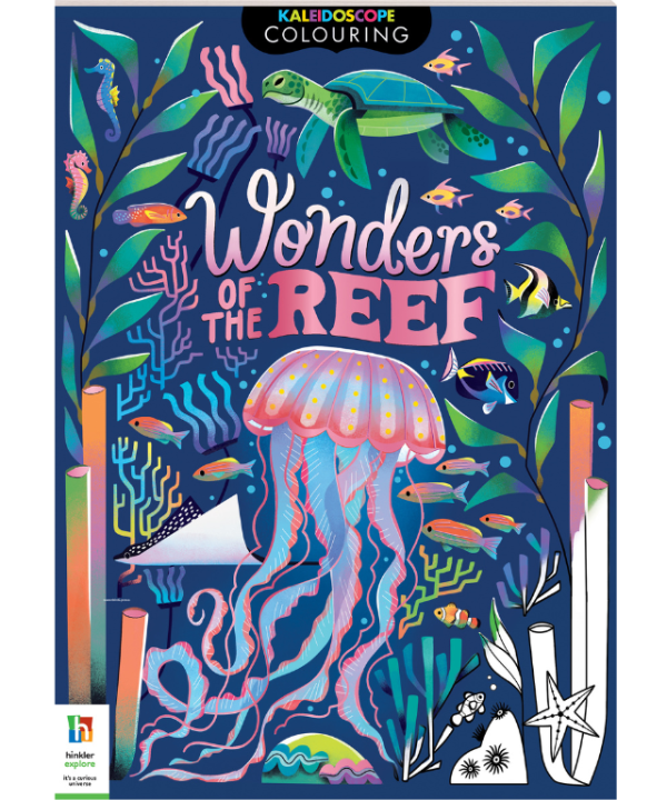 Kaleidoscope Colouring: Wonders of the Reef by Hinkler Pty Ltd