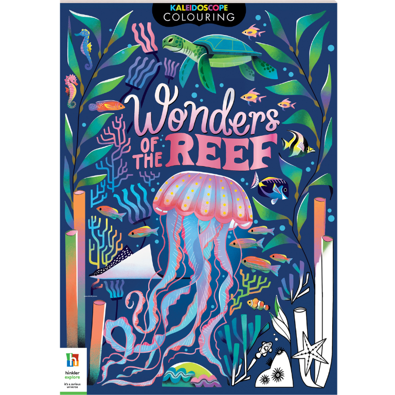 Kaleidoscope Colouring: Wonders of the Reef by Hinkler Pty Ltd