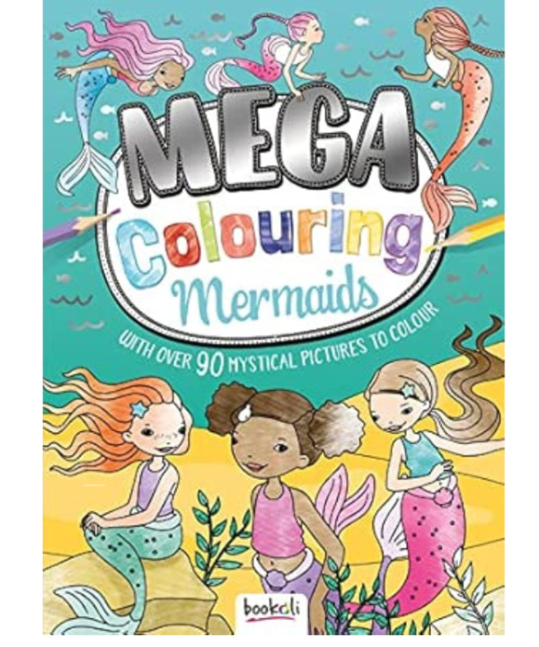Mega Colouring Mermaids by Bookoli Ltd.