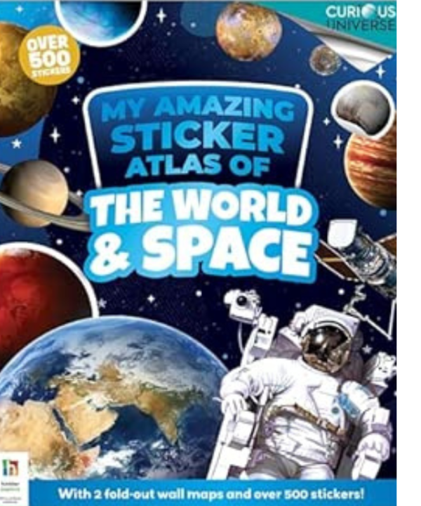 Atlas the world & space by Hinkler