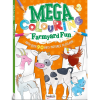 Farmyard Fun (Mega Colouring) by Bookoli