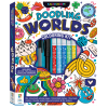 Kaleidoscope Colouring Doodling Worlds by Hinkler