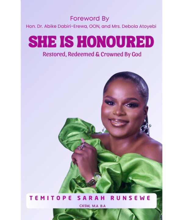 She is honoured by TEMITOPE SARAH RUNSEWE