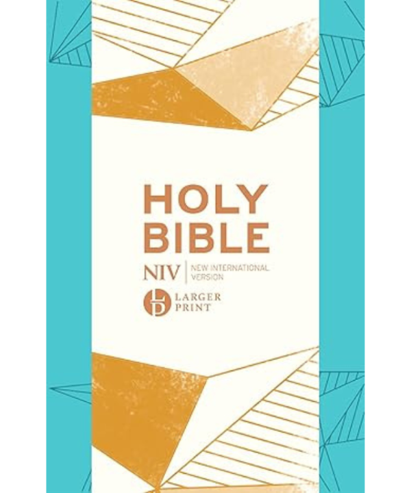 NIV Larger Print Personal Teal Soft-Tone Bible by New International Version